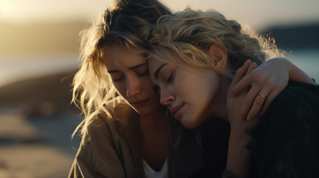 Friend Comforting a Friend After Breakup